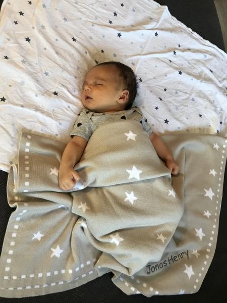 Organic Cotton Baby Blanket STARRY