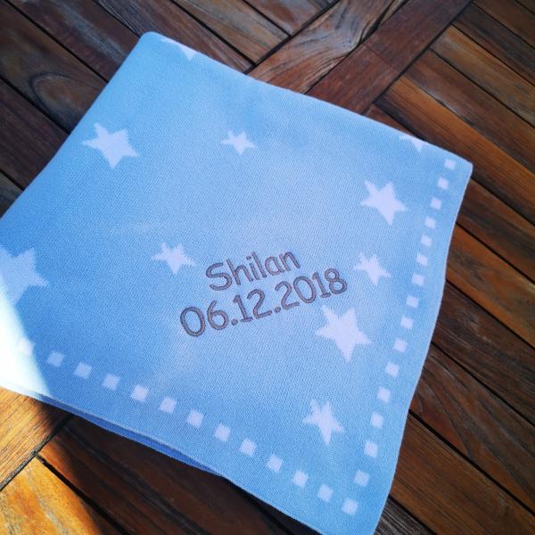 Organic Cotton Baby Blanket STARRY