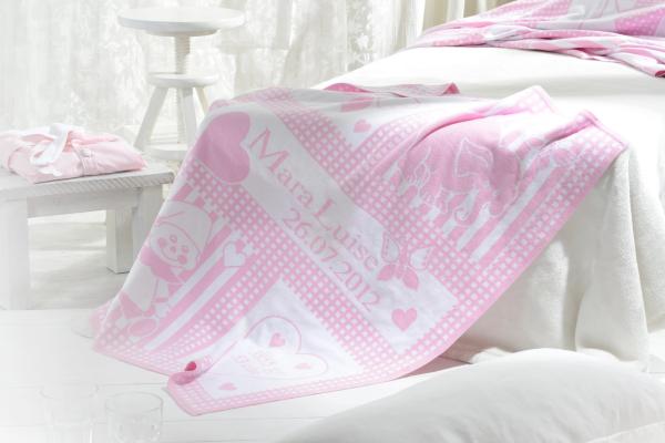 Organic Cotton Baby Blanket BELOVED