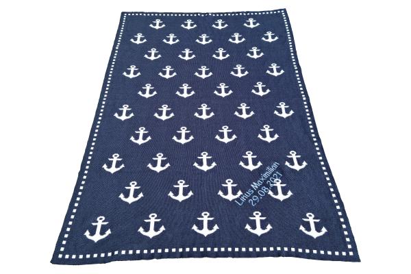 Organic Cotton Baby Blanket AHOY