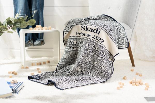Organic Cotton Baby Blanket SCANDINAVIA