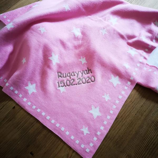 Organic Cotton Baby Blanket STARRY