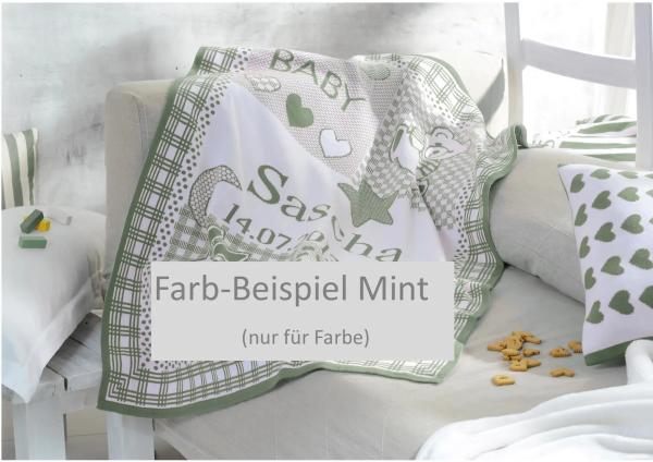 XL Organic Cotton Blanket CROWNED