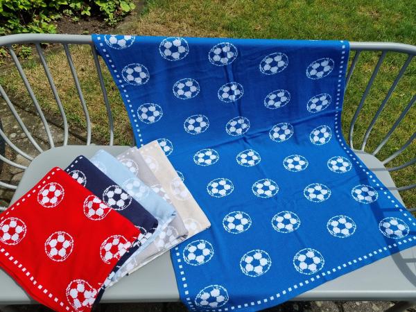 Babydecke KLEINER STÜRMER mit Namen - 100% Baumwolle (Bio)