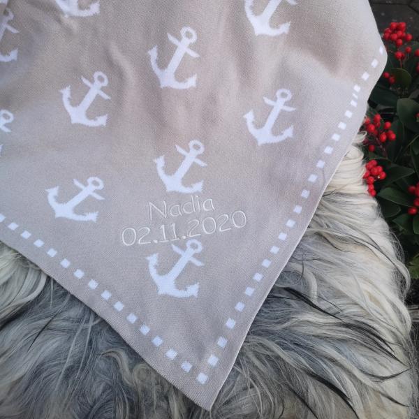 Organic Cotton Baby Blanket AHOY